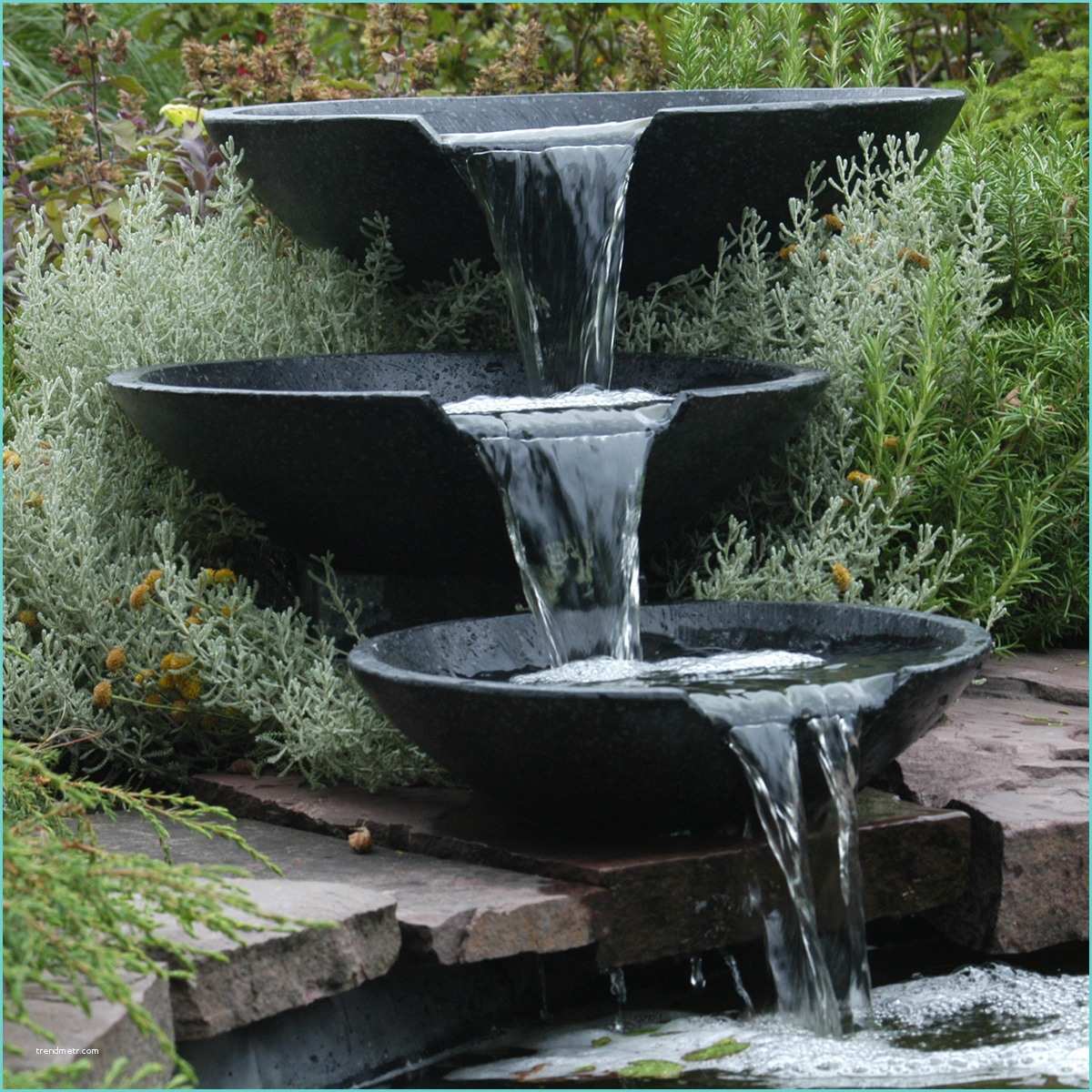 Vasque Extrieure Pour Jardin Ubbink Nova Scotia Cascade 3 Vasques Fontaine De