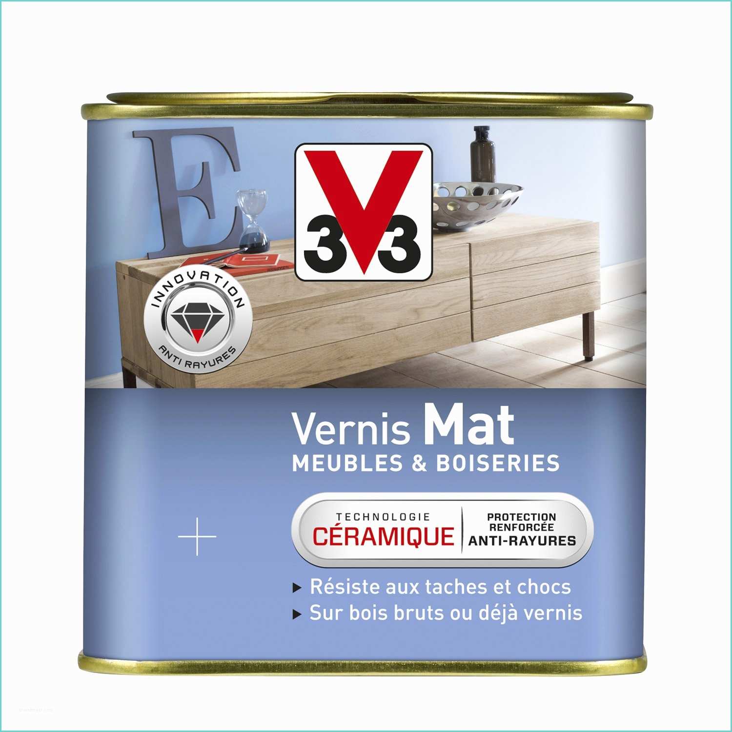 Vernis V33 Cuisine Et Bain Vernis Meuble Et Objets V33 Incolore 0 75 L