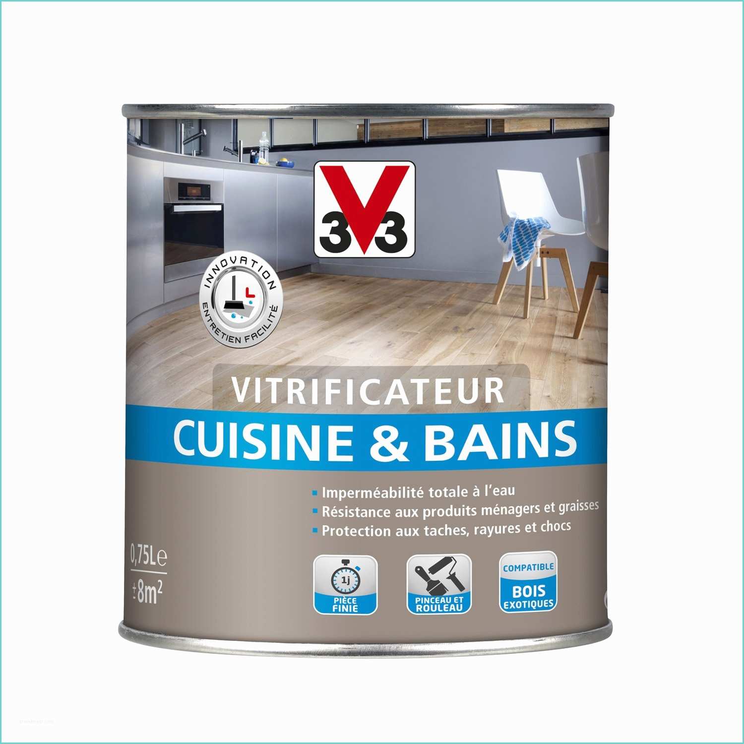 Vernis V33 Cuisine Et Bain Vitrificateur Cuisine Et Bain Cuisine Et Bain V33 0 75 L