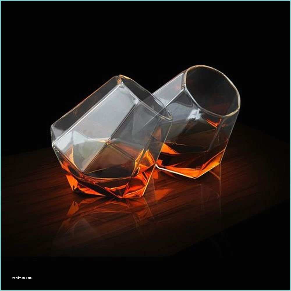 Verre Whisky Personnalis Verres à Whisky En forme De Diamant Diamond Glass