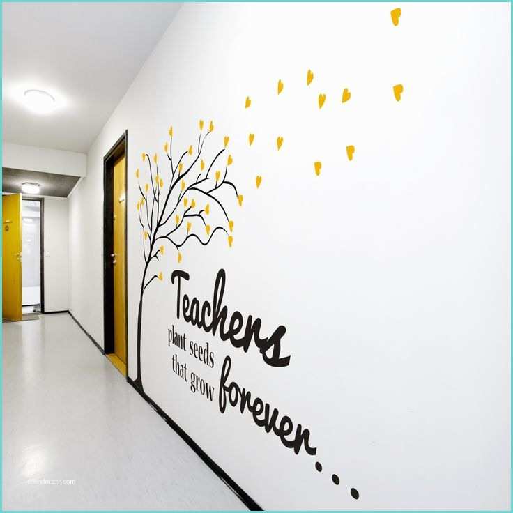 Wall Decoration Ideas for School Beautiful Vinyl Wall Art for Teachers and Schools Save