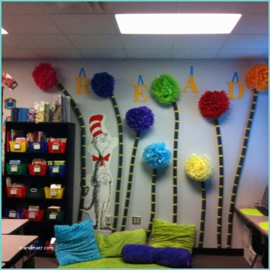 Wall Decoration Ideas for School Classroom Library organization Ideas