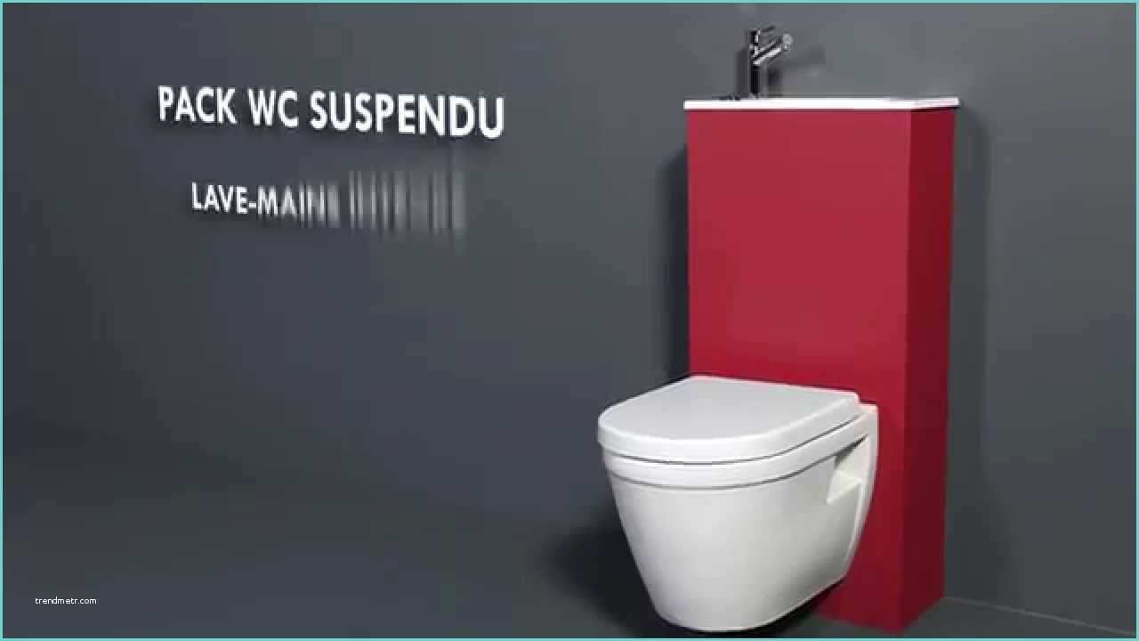 Wc Suspendu Lave Main Pack Wc Suspendu Avec Lave Mains Intégré