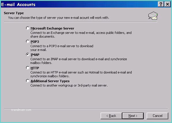 Webmail Cogeco Ca How Do I Configure Microsoft Outlook 2003 Imap