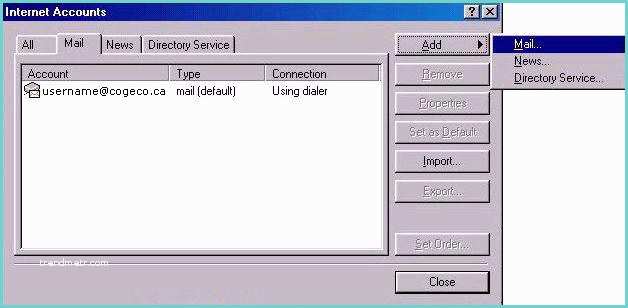 Webmail Cogeco Ca How Do I Configure Outlook Express Pop Faq