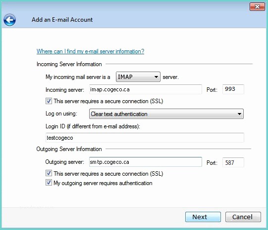 Webmail Cogeco Ca How Do I Configure Windows Live Mail Imap Faq