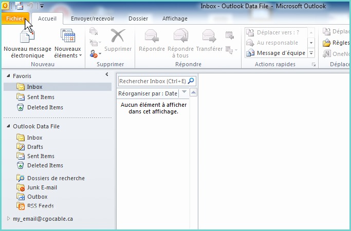 Webmail Cogeco Ca Ment Puis Je Configurer Mon Microsoft Outlook 201