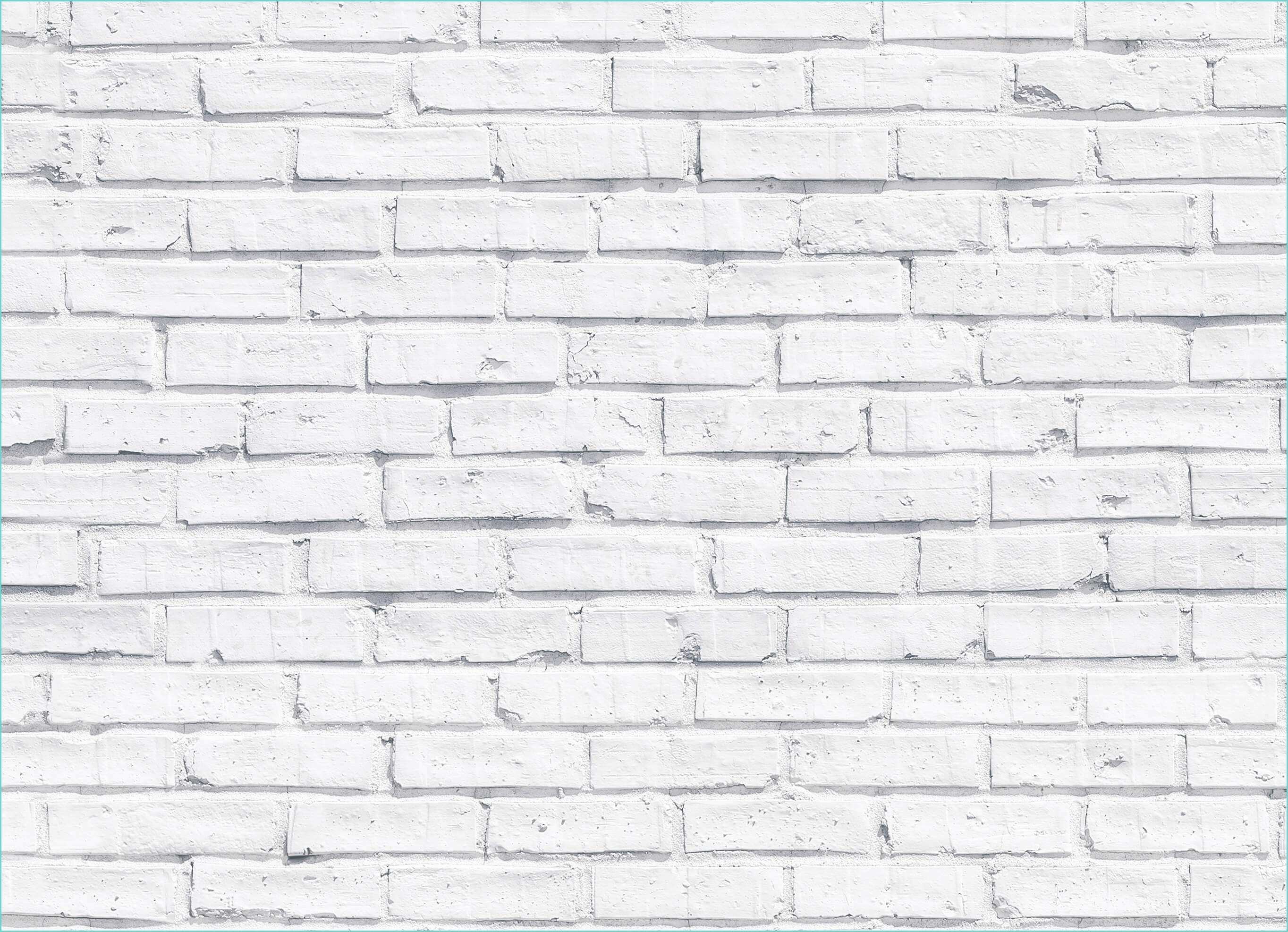 White Brick Wall and Floor Vanille