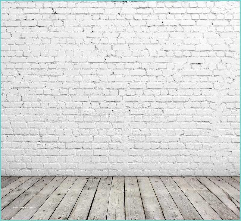 White Brick Wall and Floor White Brick Wall and Wood Floor Stock Image Image Of