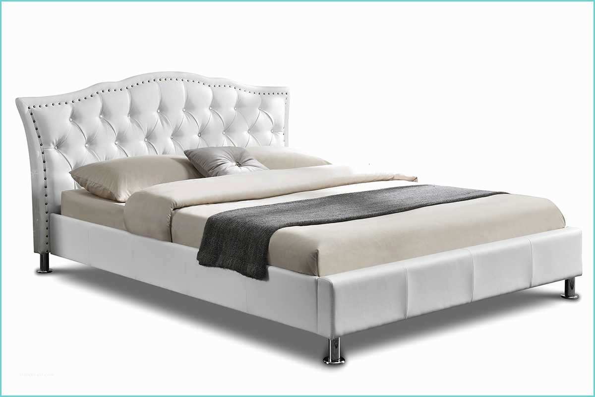 White Diamante Headboard Georgio Diamante Crystal Italian Designer Bed Frame White