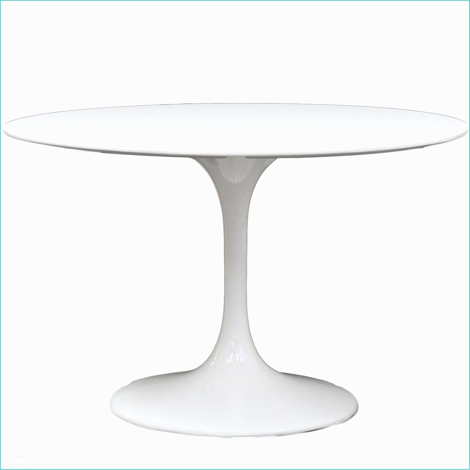 White Tulip Side Table Eero Saarinen Style Tulip Table Fiberglass 40"