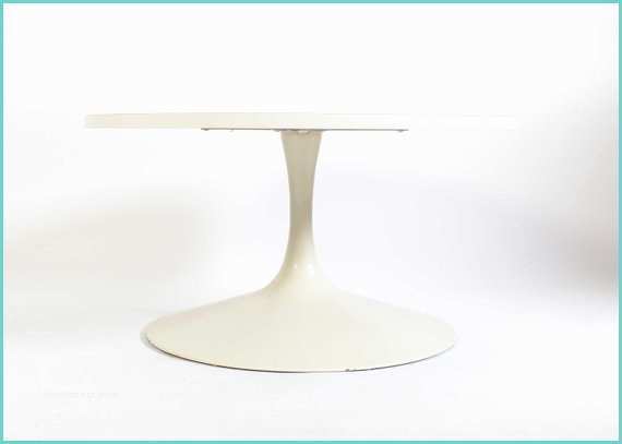 White Tulip Side Table Hold for Geoff White Tulip Based Side Table by Hearthsidehome