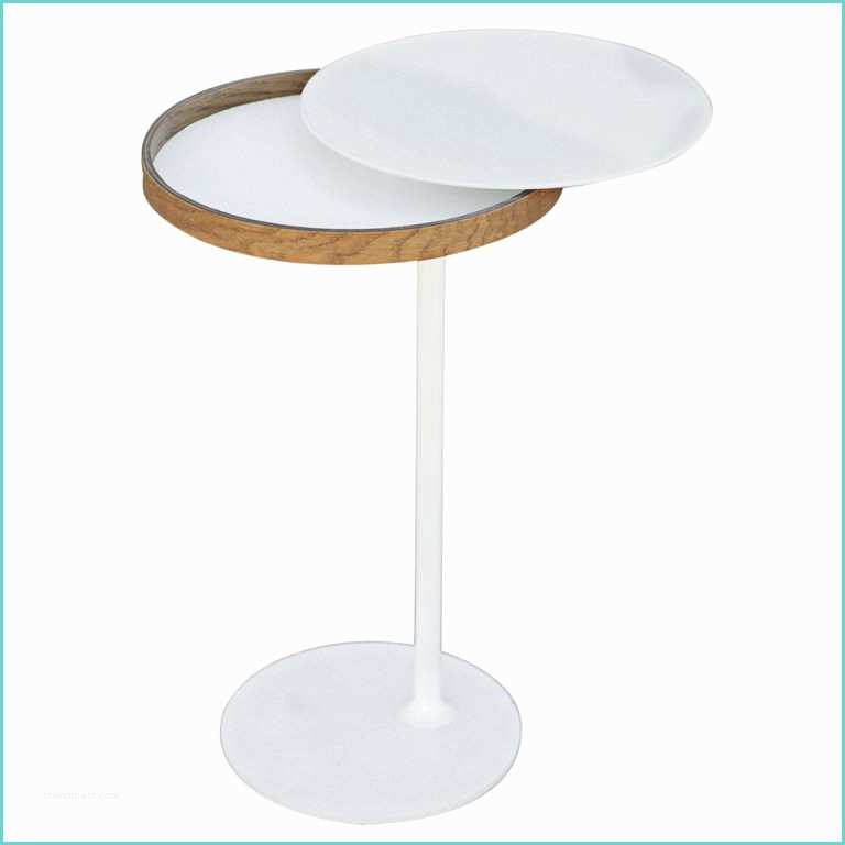 White Tulip Side Table Modern Tulip Side Table at 1stdibs