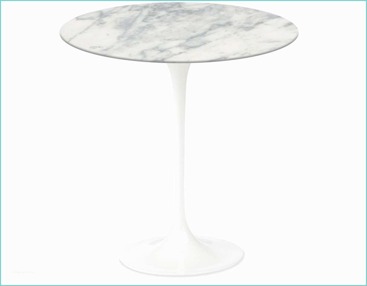 White Tulip Side Table Saarinen Side Table Carrara Marble Hivemodern