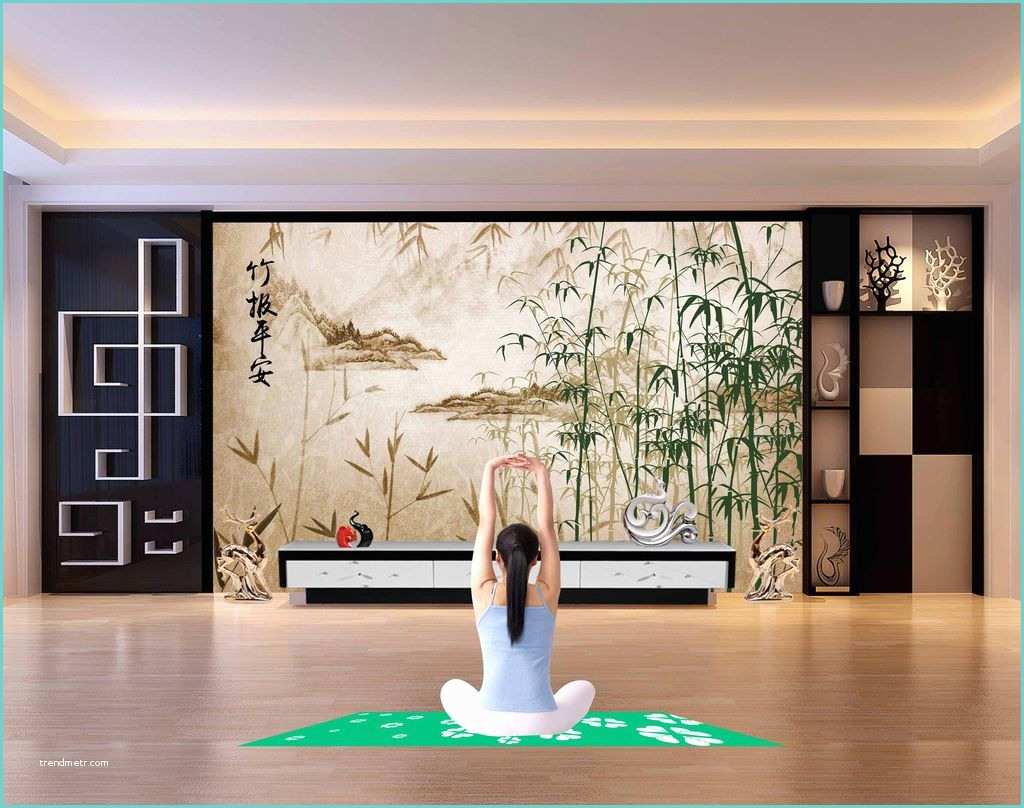 Zen Home Papier Peint Papier Peint asiatique Zen Personnalisé Paysage Avec Les